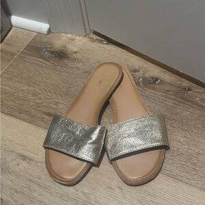 Old Navy Gold Sandals for Effortless Style